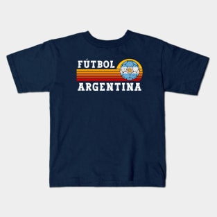 Argentina Football Ball Kids T-Shirt